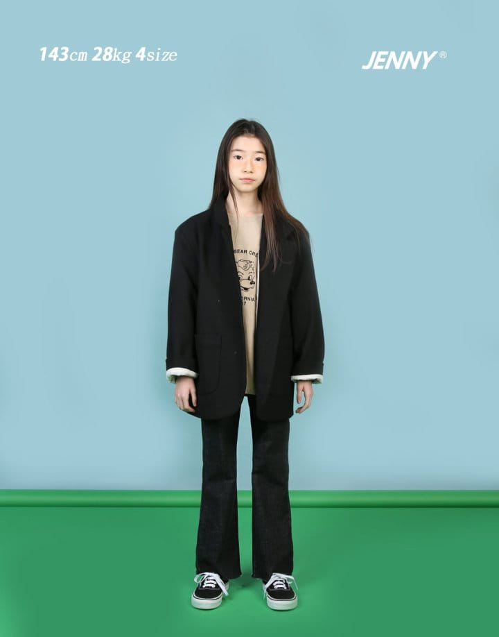 Jenny Basic - Korean Children Fashion - #designkidswear - Vibe Over Jacket - 3