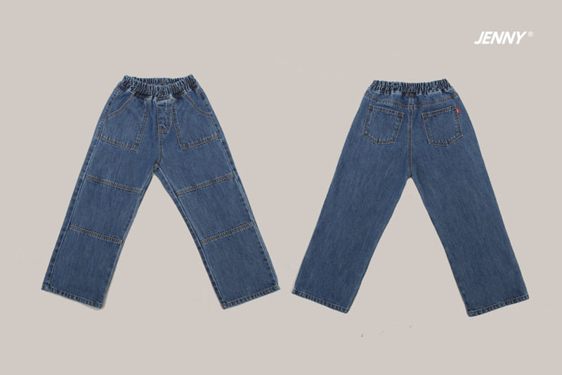Jenny Basic - Korean Junior Fashion - #childrensboutique - 2304 Slit Jeans