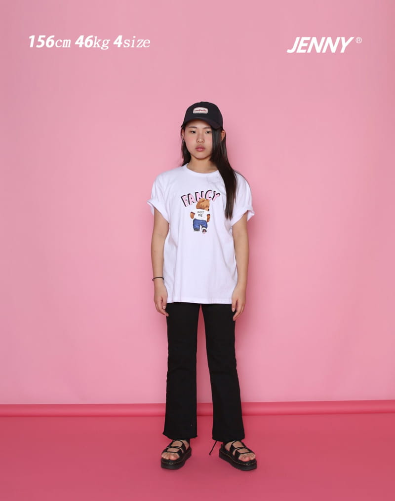 Jenny Basic - Korean Junior Fashion - #minifashionista - Fency Bear Tee - 8