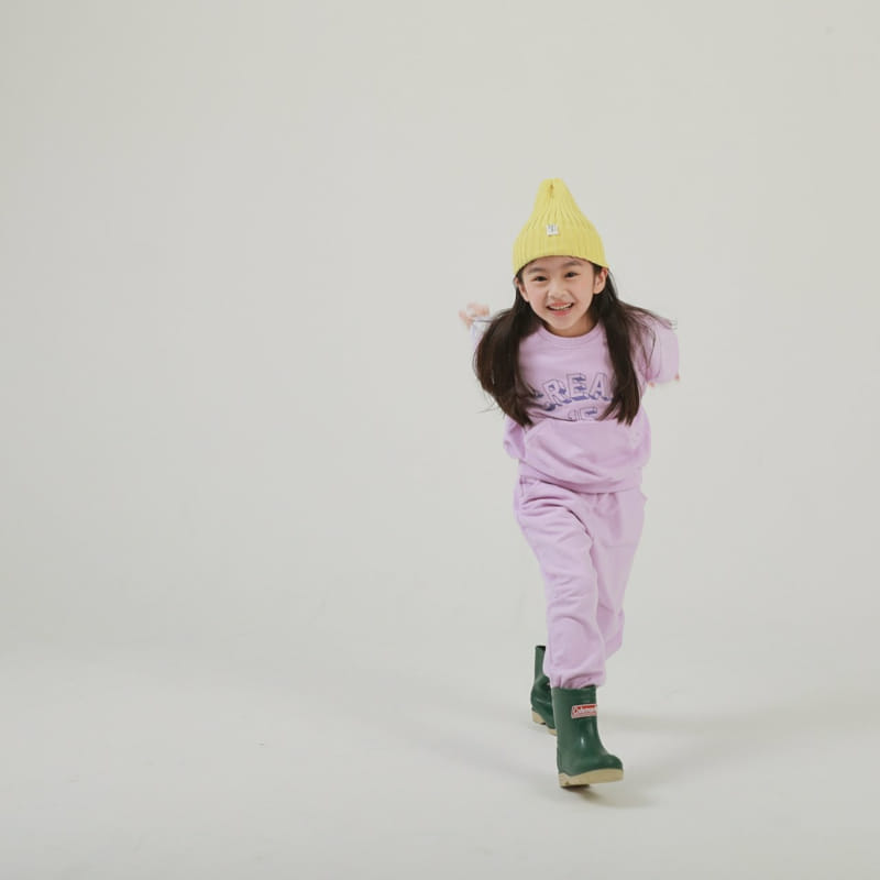 Jermaine - Korean Children Fashion - #Kfashion4kids - Crema Top Bottom Set - 5