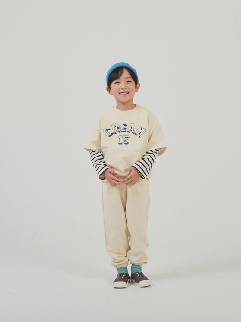 Jermaine - Korean Children Fashion - #childofig - Crema Top Bottom Set - 10