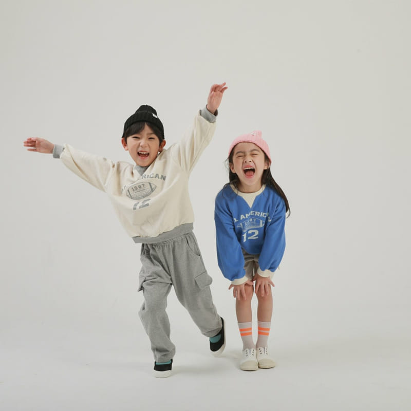 Jermaine - Korean Children Fashion - #childofig - Rugby Color Sweatshirt - 5