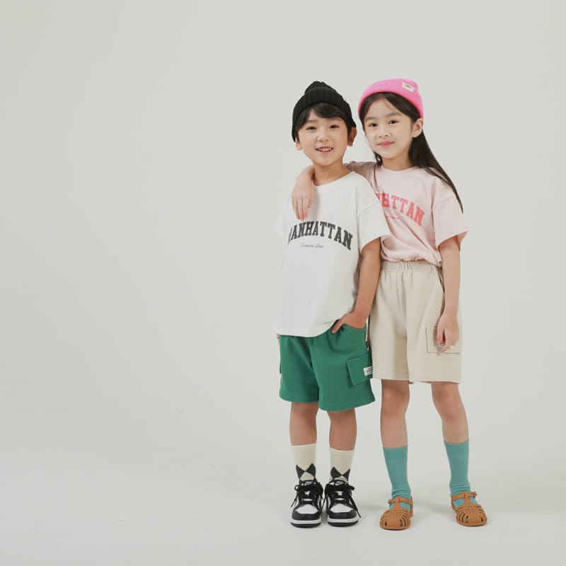 Jermaine - Korean Children Fashion - #kidsshorts - Manhattan Bio Tee - 7