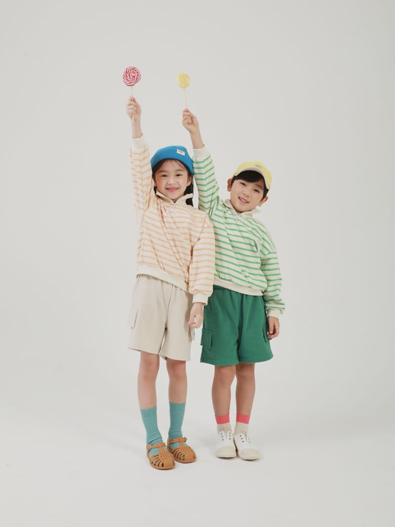 Jermaine - Korean Children Fashion - #littlefashionista - Jer Stripes Anorak