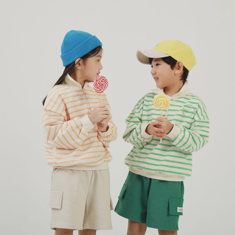 Jermaine - Korean Children Fashion - #magicofchildhood - Jer Stripes Anorak - 2
