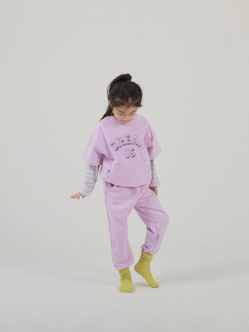 Jermaine - Korean Children Fashion - #minifashionista - Crema Top Bottom Set - 8