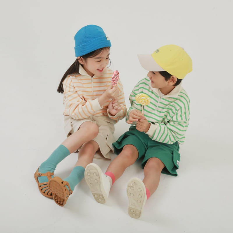 Jermaine - Korean Children Fashion - #minifashionista - Jer Stripes Anorak - 4