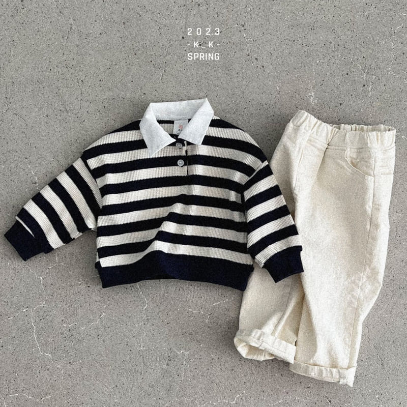 Kk - Korean Children Fashion - #childofig - Play Collar Sweatshirt - 8