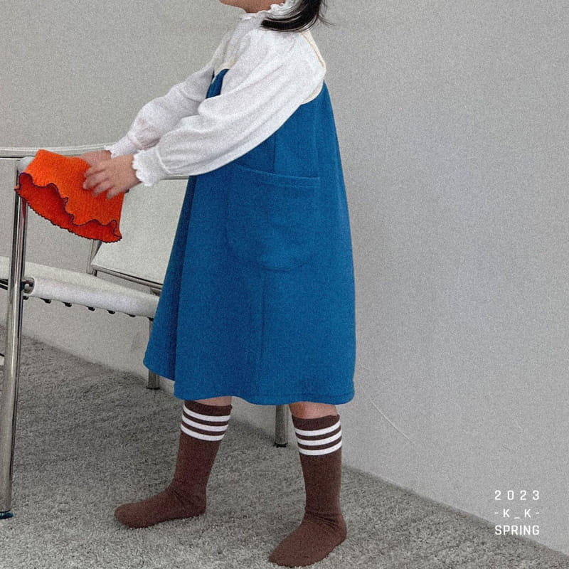 Kk - Korean Children Fashion - #magicofchildhood - Lilly Shirring Tee - 8