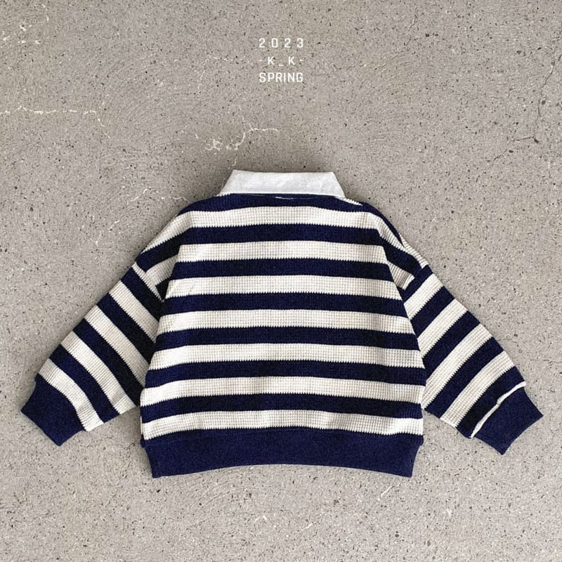 Kk - Korean Children Fashion - #minifashionista - Play Collar Sweatshirt - 6
