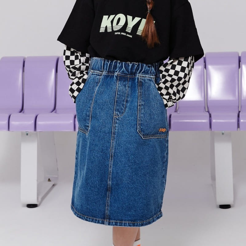 Kokoyarn - Korean Children Fashion - #designkidswear - All Star Denim Skirt - 2