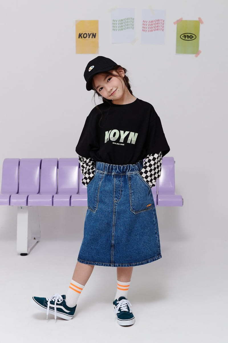 Kokoyarn - Korean Children Fashion - #discoveringself - All Star Denim Skirt - 3