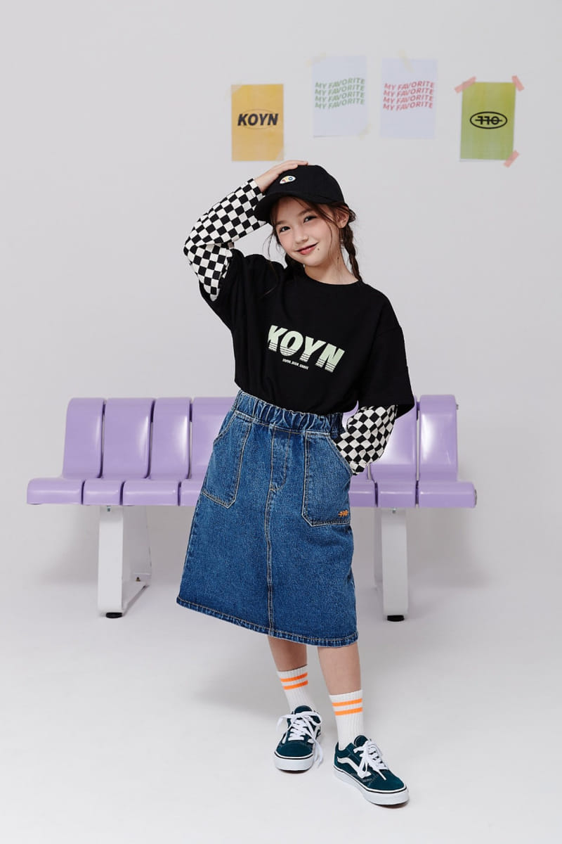 Kokoyarn - Korean Children Fashion - #discoveringself - All Star Denim Skirt - 4