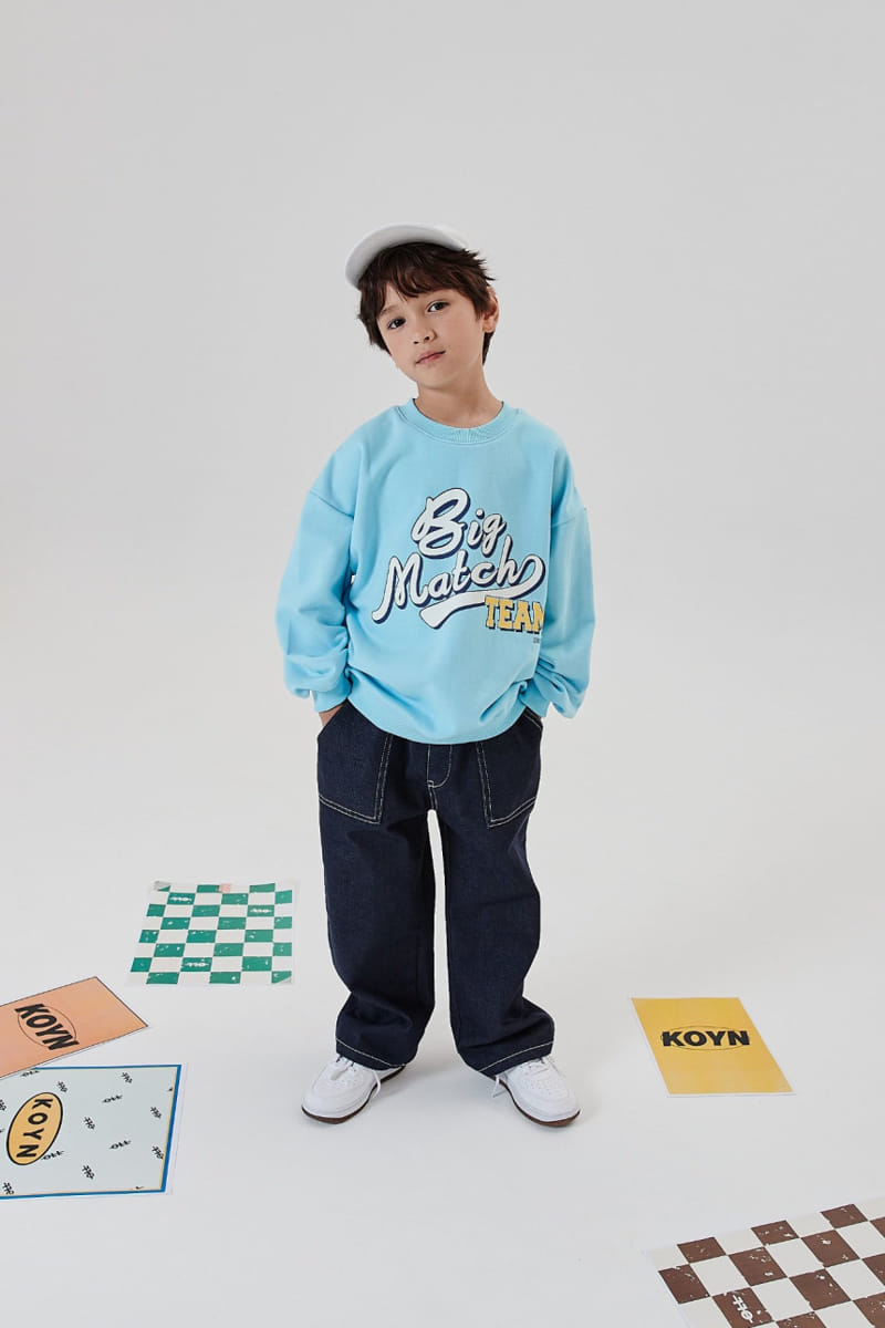 Kokoyarn - Korean Children Fashion - #kidsshorts - Big Match Sweatshirt - 10