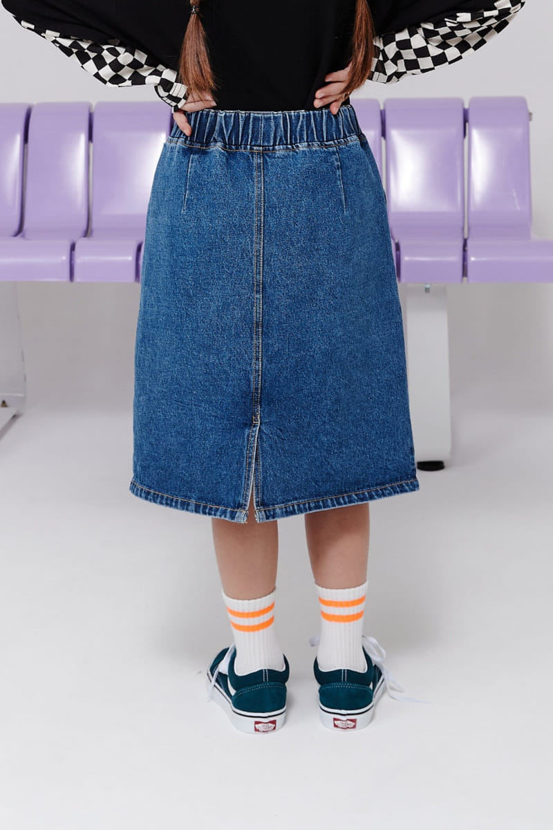 Kokoyarn - Korean Children Fashion - #kidsstore - All Star Denim Skirt - 6
