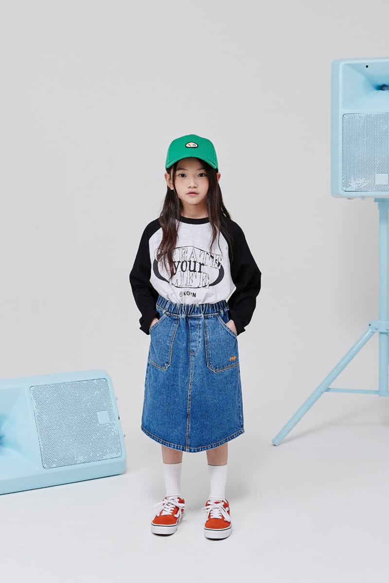 Kokoyarn - Korean Children Fashion - #kidzfashiontrend - All Star Denim Skirt - 7