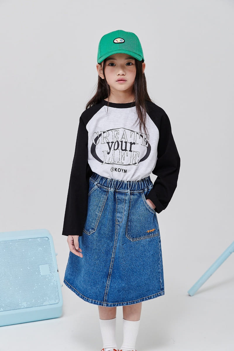 Kokoyarn - Korean Children Fashion - #littlefashionista - All Star Denim Skirt - 9
