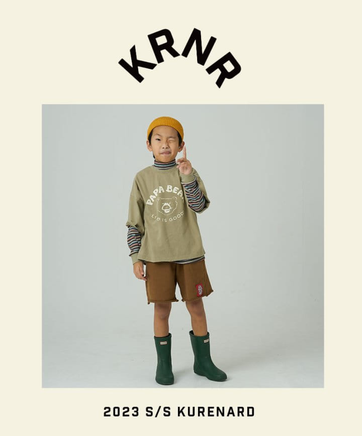 Kurenard - Korean Children Fashion - #designkidswear - Papa Bear Short Sleeves Tee - 10