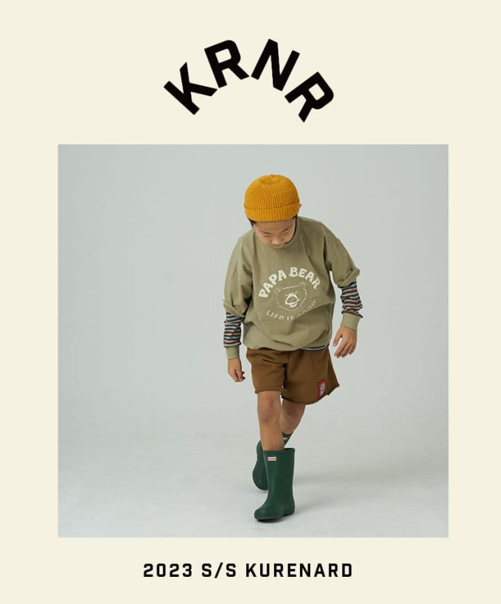 Kurenard - Korean Children Fashion - #fashionkids - Papa Bear Short Sleeves Tee - 12