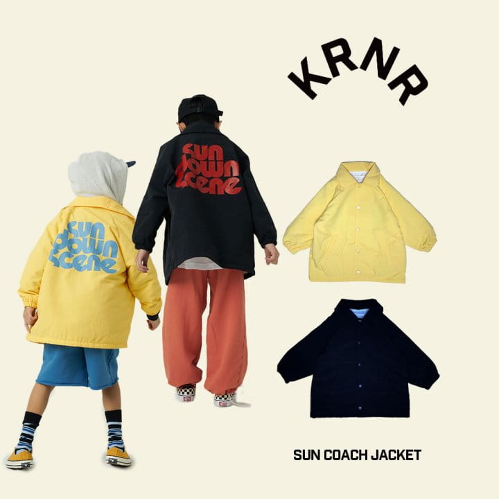 Kurenard - Korean Children Fashion - #kidsshorts - Sin Coach Jacket