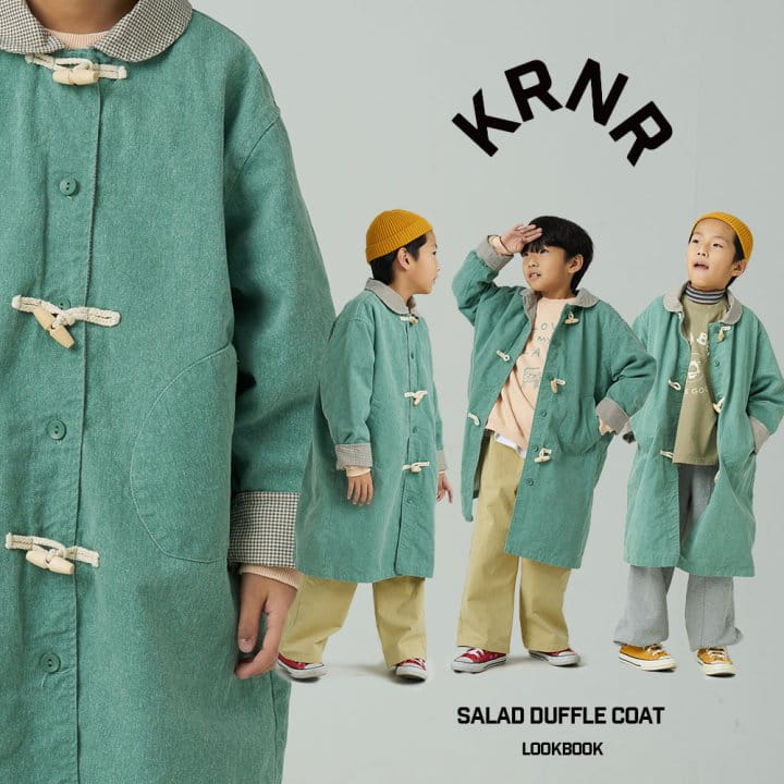 Kurenard - Korean Children Fashion - #kidzfashiontrend - Salad Dupple Coat - 2