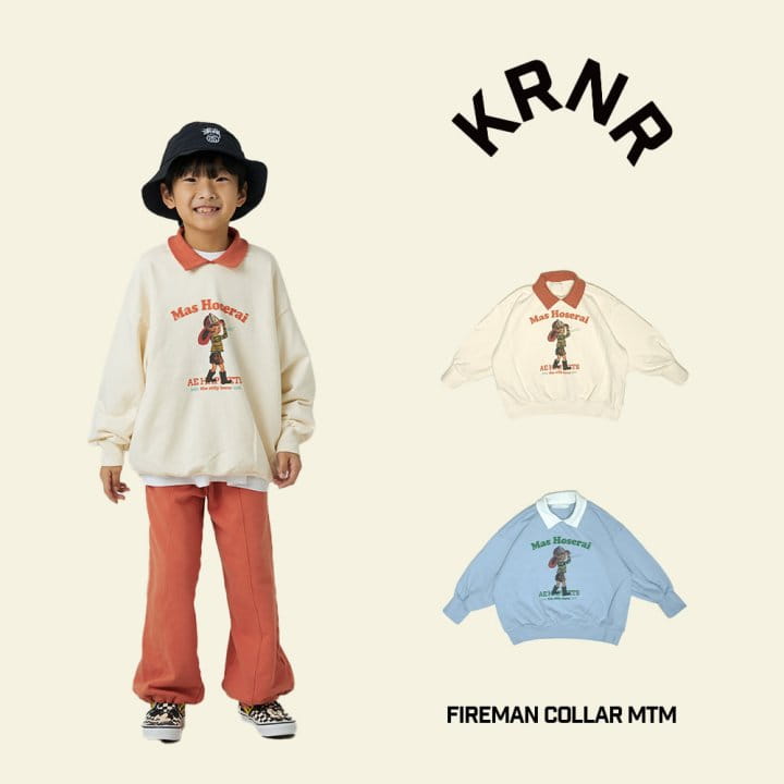 Kurenard - Korean Children Fashion - #minifashionista - Fire Boy Sweatshirt