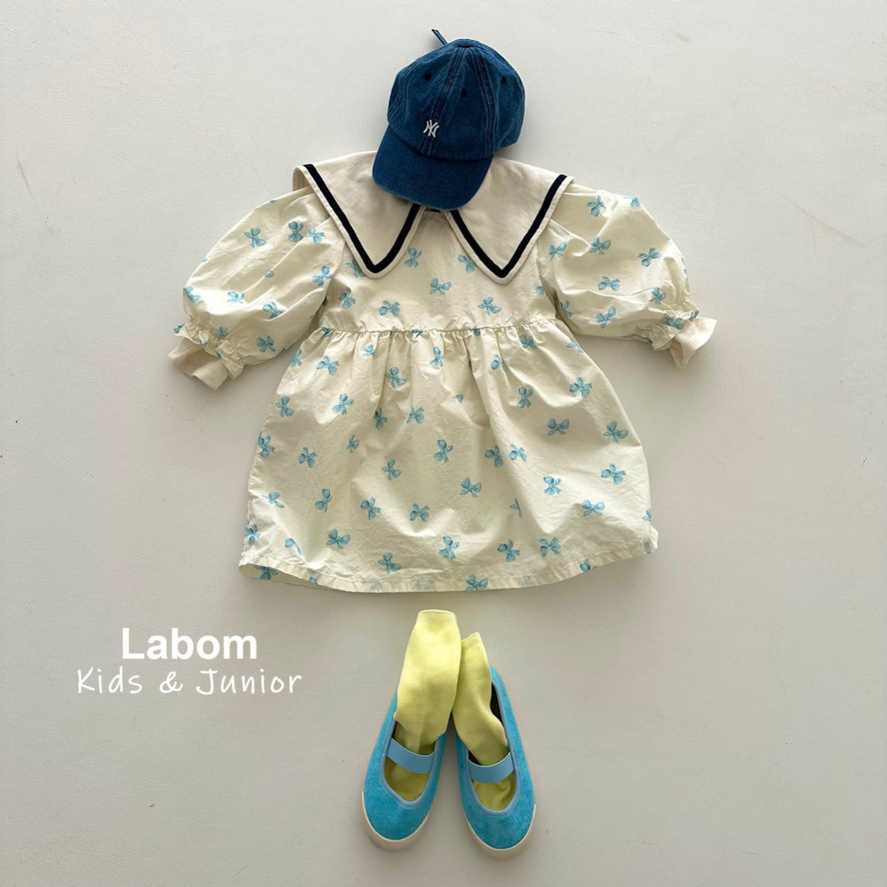 Labom - Korean Children Fashion - #kidzfashiontrend - Jennis Ribbon One-piece - 4