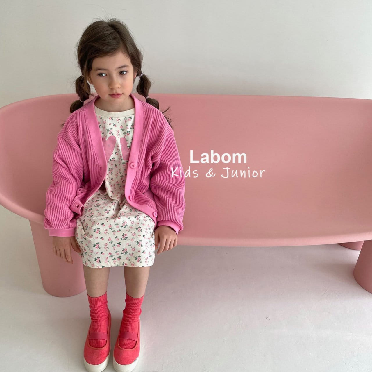 Labom - Korean Children Fashion - #kidzfashiontrend - Love Small Flower One-piece - 4