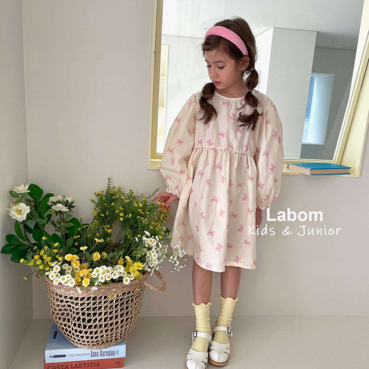 Labom - Korean Children Fashion - #childofig - Jennis Ribbon One-piece - 9