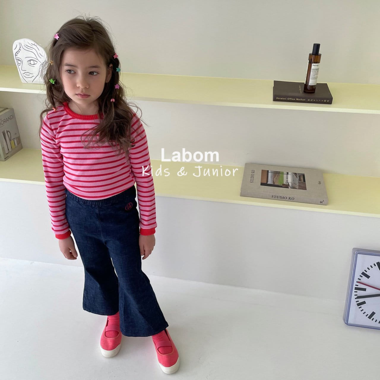 Labom - Korean Children Fashion - #childofig - New Jeans Bootscut - 6