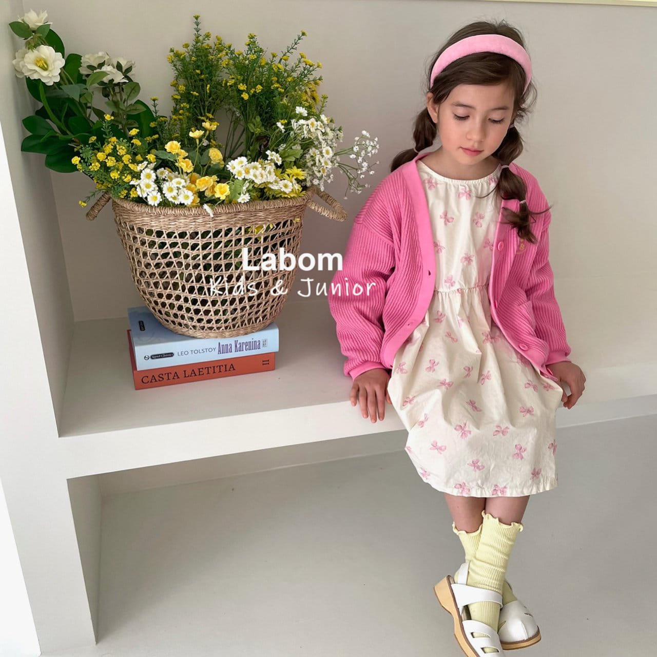 Labom - Korean Children Fashion - #childrensboutique - Jennis Ribbon One-piece - 11