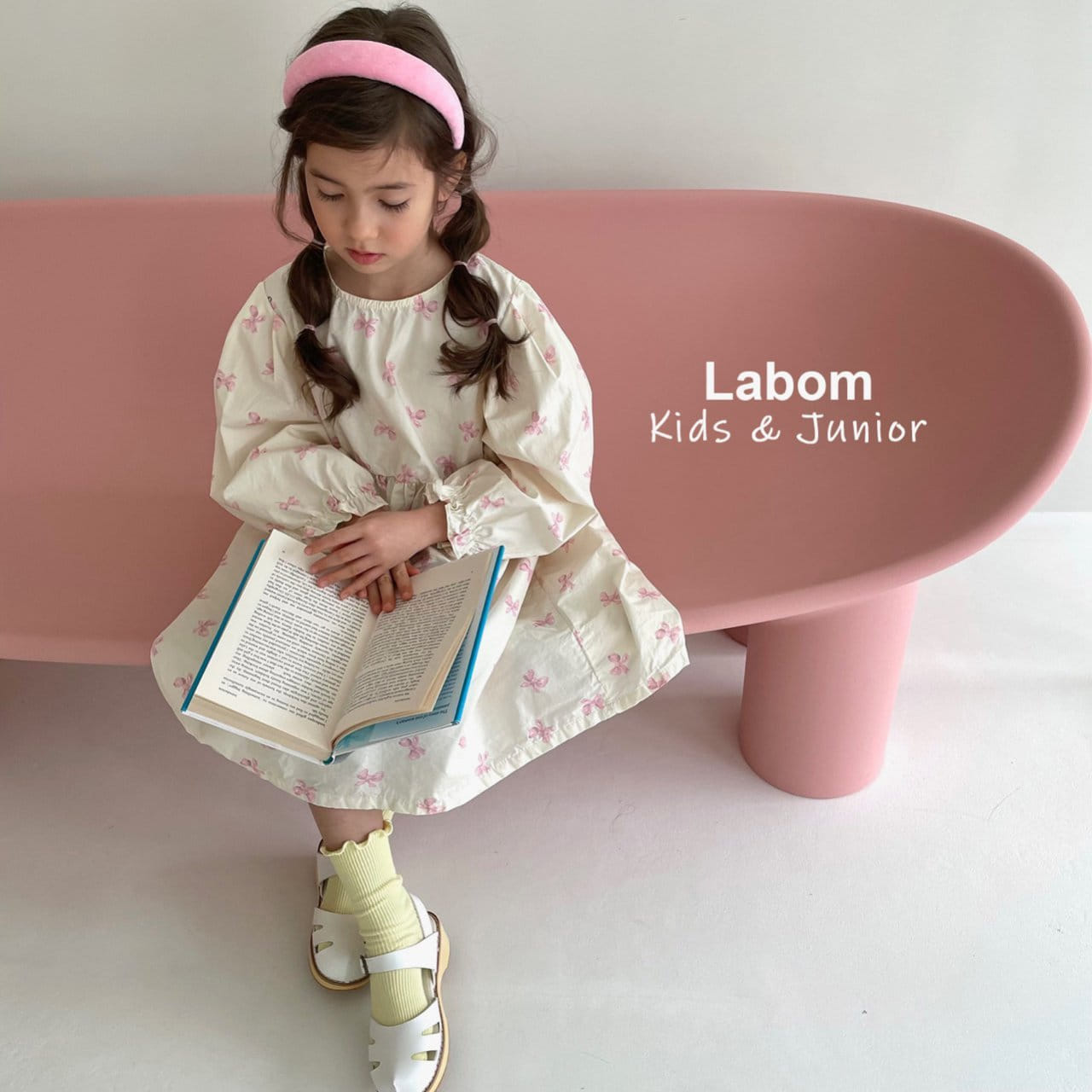 Labom - Korean Children Fashion - #littlefashionista - Jennis Ribbon One-piece - 5