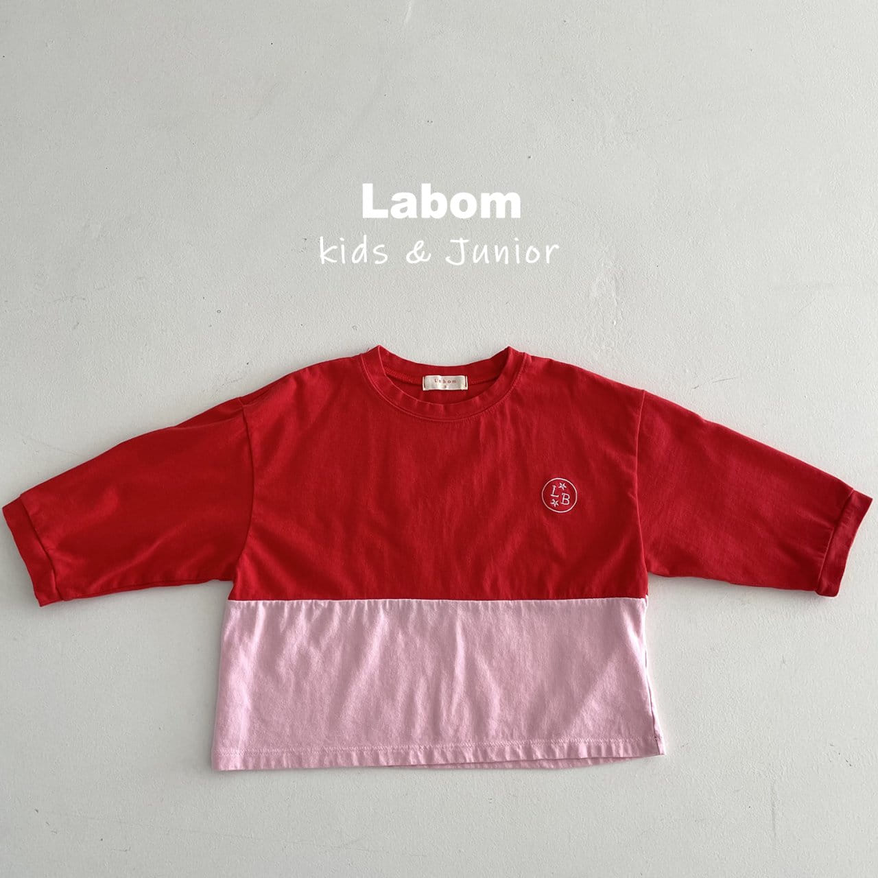 Labom - Korean Children Fashion - #littlefashionista - Bombom Embroidery Tee