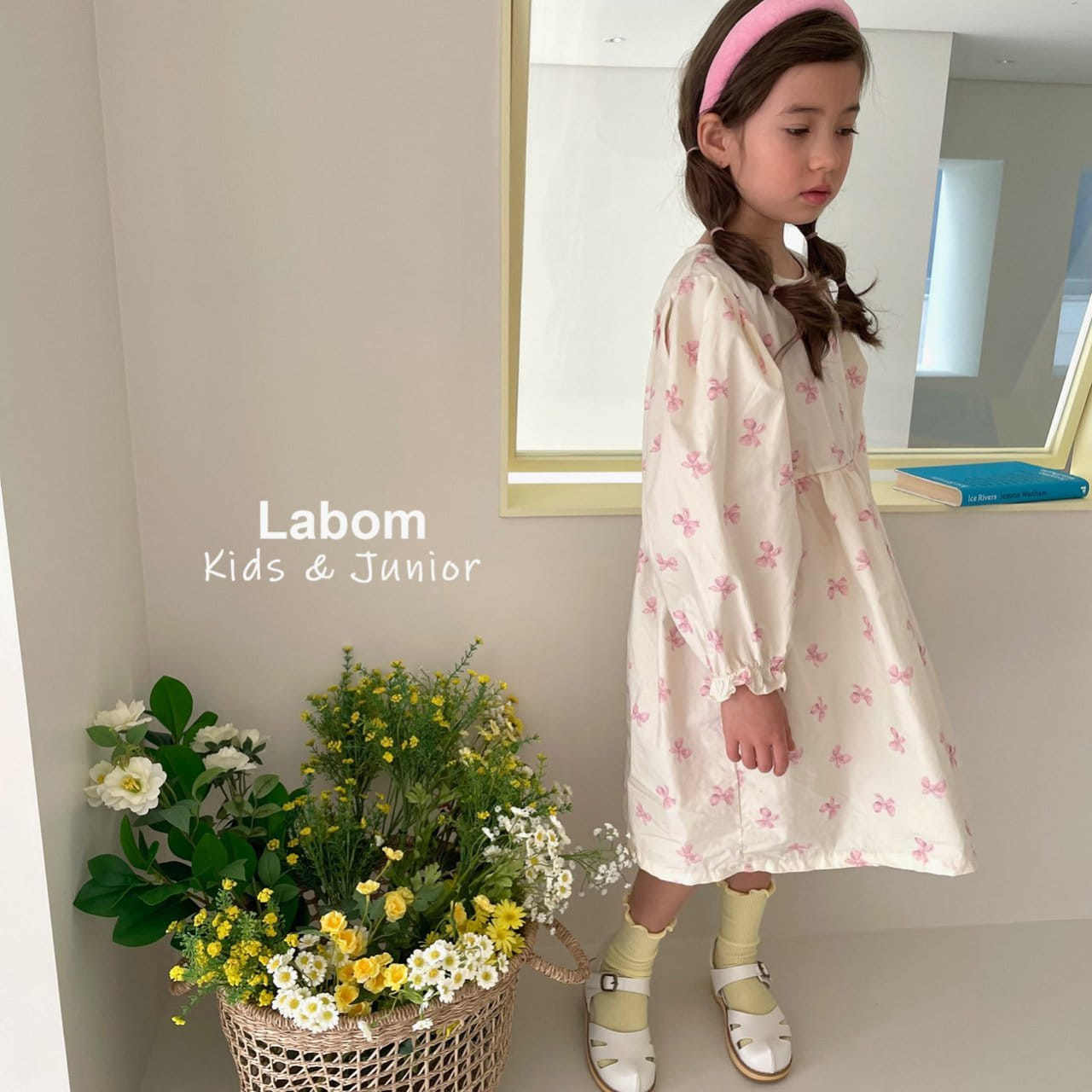 Labom - Korean Children Fashion - #magicofchildhood - Jennis Ribbon One-piece - 6