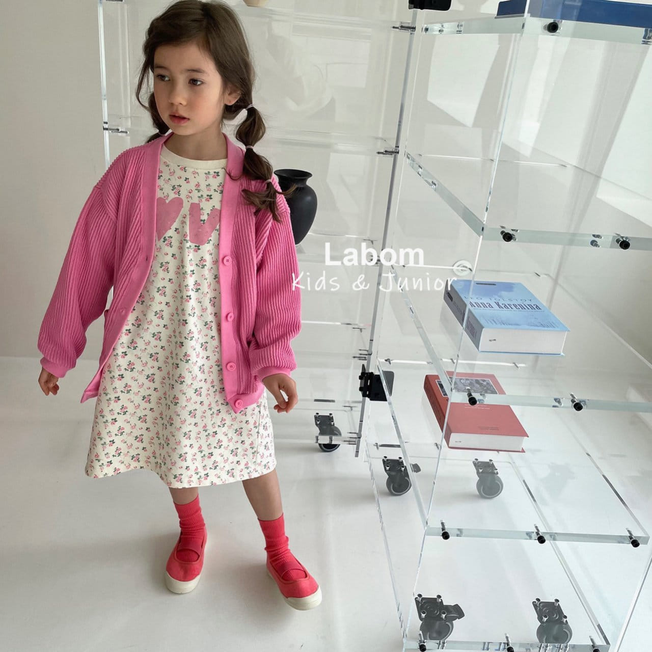 Labom - Korean Children Fashion - #magicofchildhood - Love Small Flower One-piece - 6