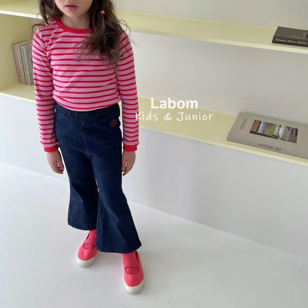 Labom - Korean Children Fashion - #prettylittlegirls - Ppippi Stripes Tee - 6
