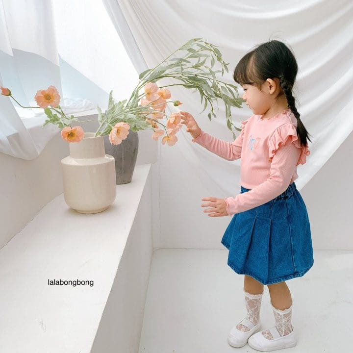 Lalabongbong - Korean Children Fashion - #childofig - Pintuck Denim Shorts - 6