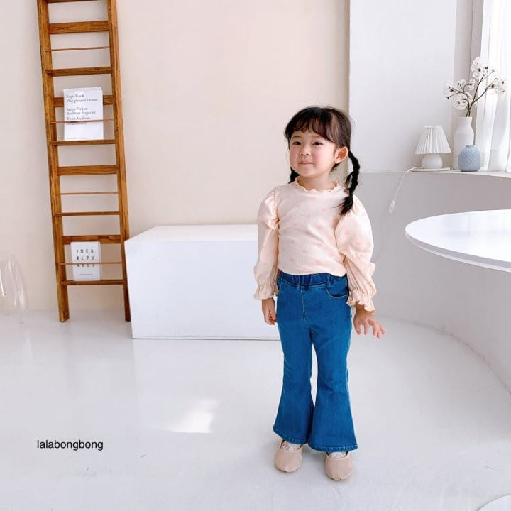 Lalabongbong - Korean Children Fashion - #kidsshorts - Lala Jeans - 3