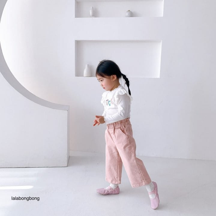 Lalabongbong - Korean Children Fashion - #prettylittlegirls - Cotton Pants - 8