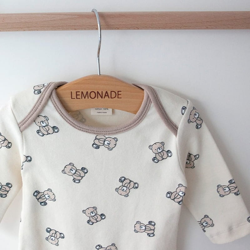 Lemonade - Korean Baby Fashion - #babyboutique - Tinni Bear Bodysuit - 12