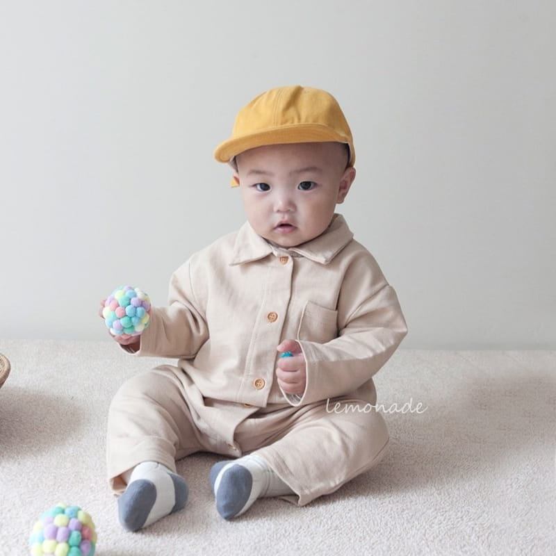 Lemonade - Korean Baby Fashion - #babyboutique - Muzi Collar Bodysuit - 3