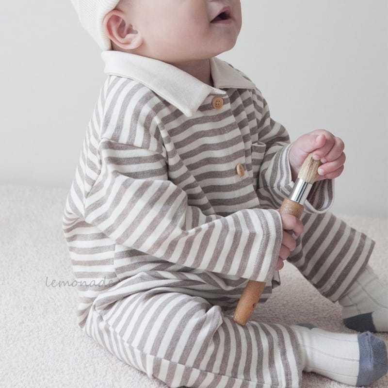 Lemonade - Korean Baby Fashion - #babyclothing - Stripes Bodysuit - 6