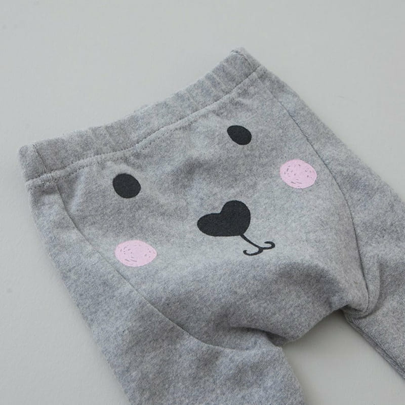 Lemonade - Korean Baby Fashion - #babyclothing - Bear Leggings - 8