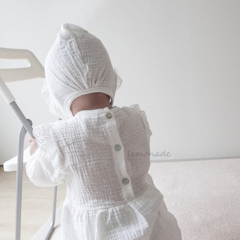 Lemonade - Korean Baby Fashion - #babyfashion - Milk Bonnet Bodysuit - 3