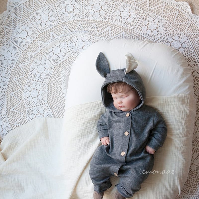Lemonade - Korean Baby Fashion - #babyfever - Rabbit Bodysuit - 3
