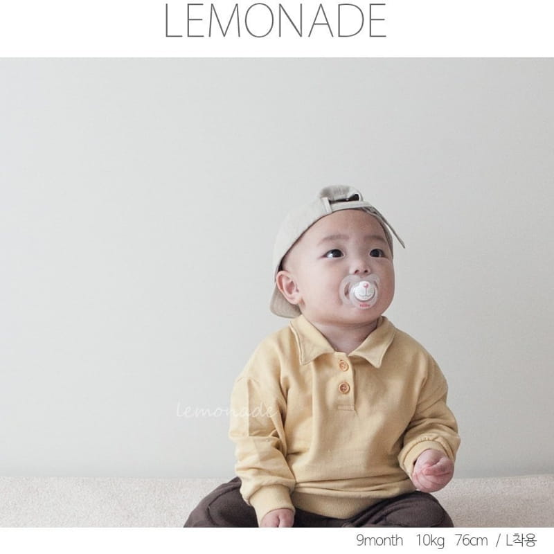 Lemonade - Korean Baby Fashion - #babyfever - Muzi Collar Tee