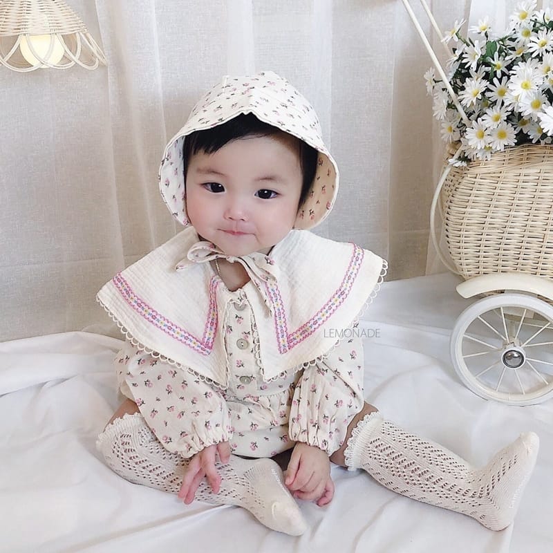 Lemonade - Korean Baby Fashion - #babygirlfashion - Rose Bodysuit - 7
