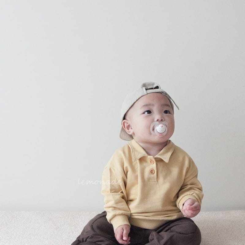 Lemonade - Korean Baby Fashion - #babylifestyle - Muzi Collar Tee - 3