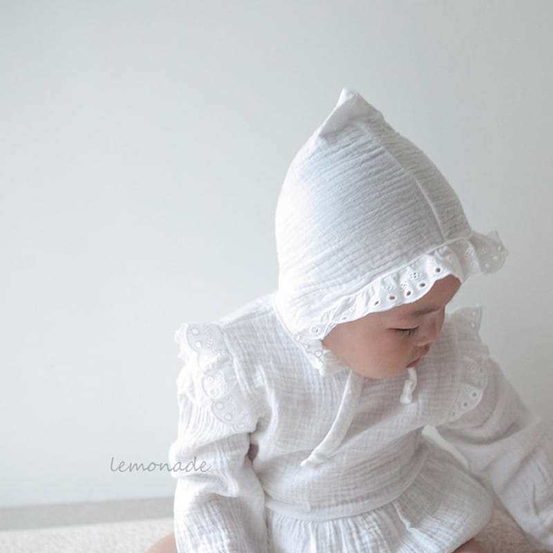 Lemonade - Korean Baby Fashion - #babylifestyle - Milk Bonnet Bodysuit - 6