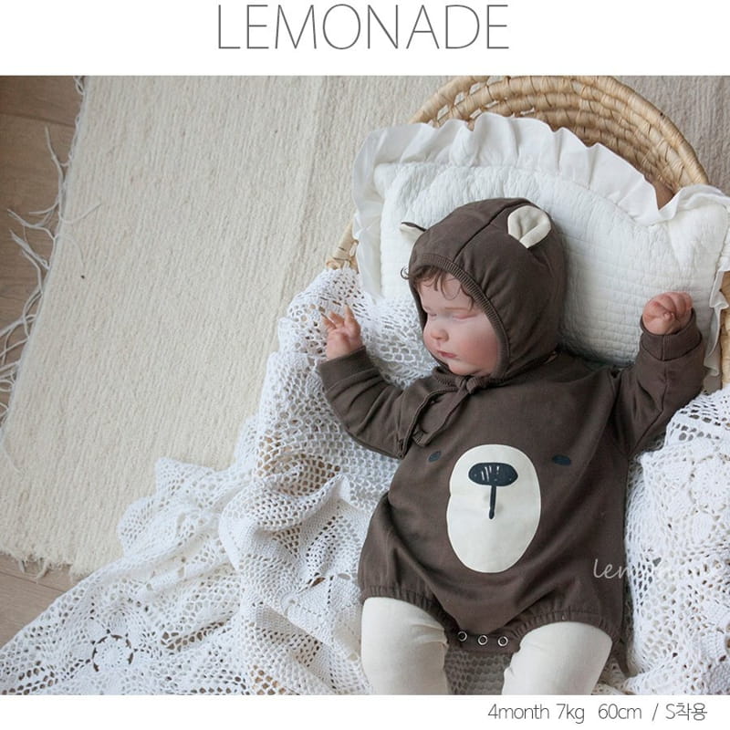 Lemonade - Korean Baby Fashion - #babyootd - Bear Bodysuit